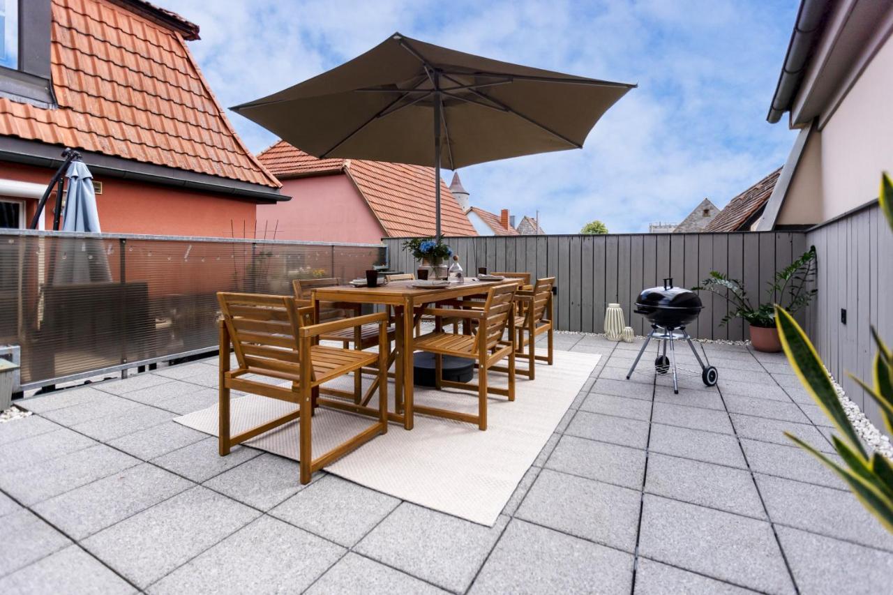 Homie Stay Badgasse - Fewos Am Main Mit Dachterrasse & Fahrradgarage Ochsenfurt Dış mekan fotoğraf